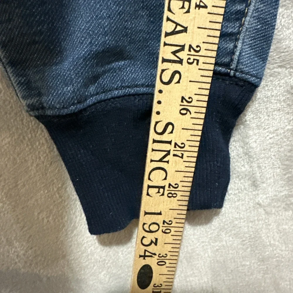 True Religion Men's 29 Blue World Tour Jean Drawstring Joggers Zippered Fly Logo